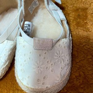 Ugg lace shearling infant sandals